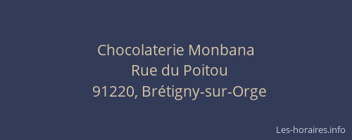 Chocolaterie Monbana