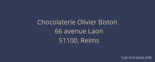 Chocolaterie Olivier Biston