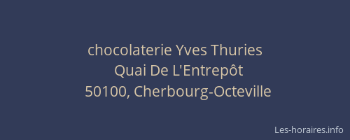chocolaterie Yves Thuries