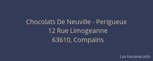 Chocolats De Neuville - Perigueux