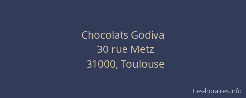 Chocolats Godiva