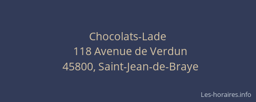 Chocolats-Lade