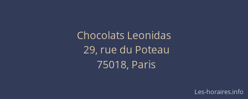 Chocolats Leonidas