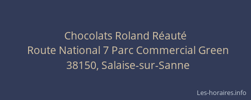 Chocolats Roland Réauté