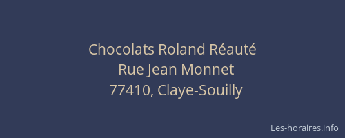 Chocolats Roland Réauté