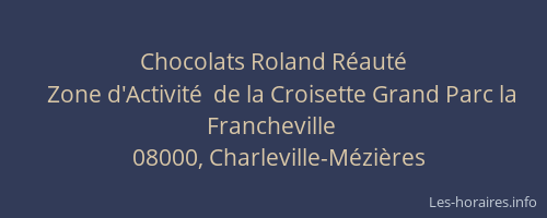 Chocolats Roland Réauté