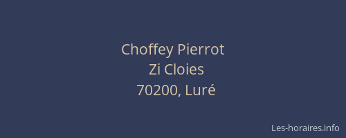 Choffey Pierrot