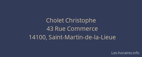 Cholet Christophe