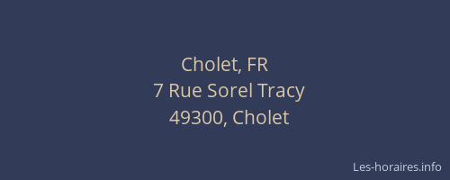 Cholet, FR