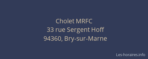 Cholet MRFC
