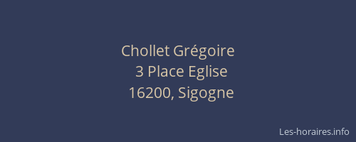 Chollet Grégoire