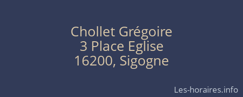 Chollet Grégoire