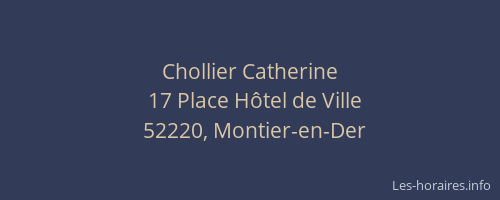 Chollier Catherine