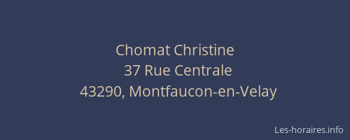 Chomat Christine