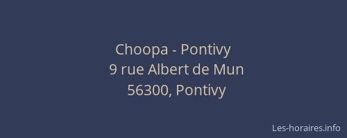 Choopa - Pontivy