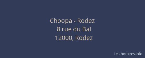 Choopa - Rodez