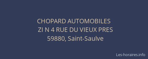 CHOPARD AUTOMOBILES