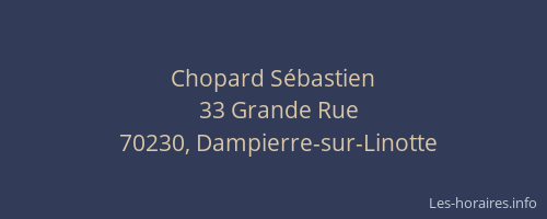 Chopard Sébastien
