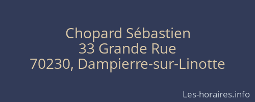 Chopard Sébastien