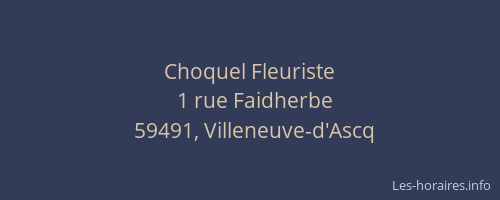 Choquel Fleuriste