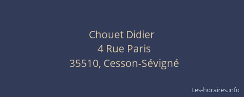 Chouet Didier