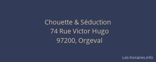 Chouette & Séduction