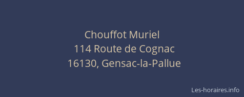 Chouffot Muriel
