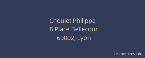 Choulet Philippe