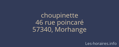 choupinette