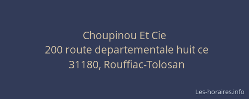 Choupinou Et Cie