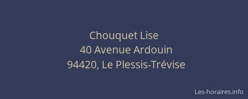 Chouquet Lise