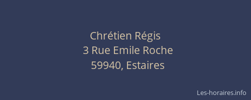 Chrétien Régis