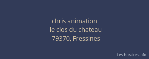 chris animation