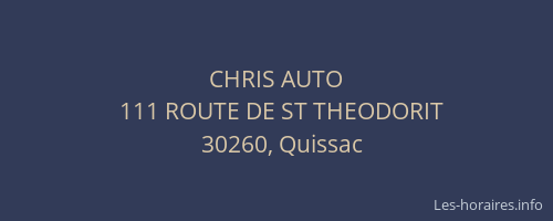 CHRIS AUTO