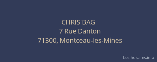 CHRIS'BAG
