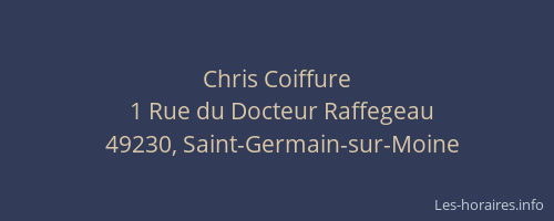 Chris Coiffure