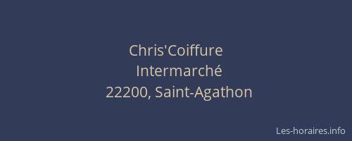 Chris'Coiffure