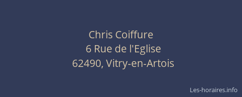 Chris Coiffure