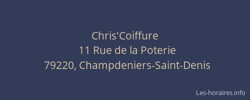 Chris'Coiffure
