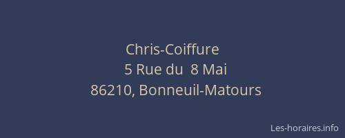 Chris-Coiffure