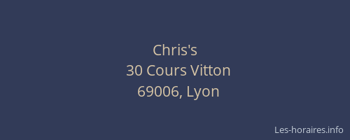 Chris's