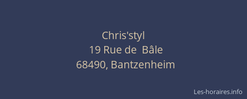 Chris'styl