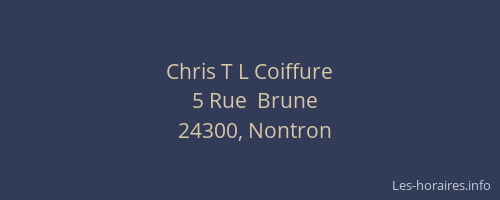 Chris T L Coiffure