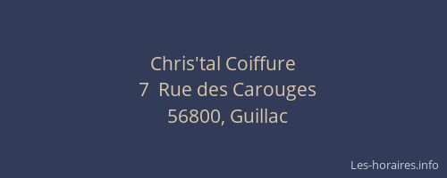 Chris'tal Coiffure