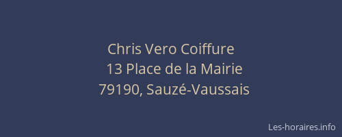 Chris Vero Coiffure