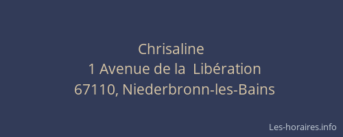 Chrisaline