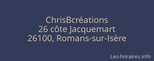 ChrisBcréations