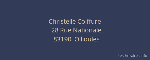 Christelle Coiffure