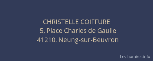 CHRISTELLE COIFFURE