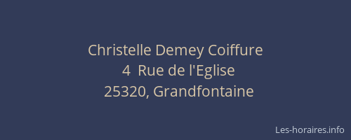 Christelle Demey Coiffure